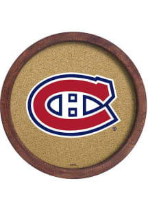 The Fan-Brand Montreal Canadiens Barrel Top Cork Note Board Sign