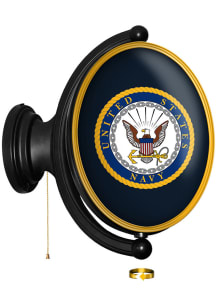 The Fan-Brand Navy Original Oval Rotating Lighted Wall Sign