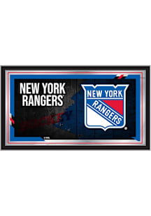 New York Rangers Collector Hanging Back Bar Mirror