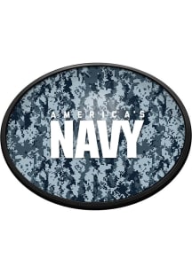 The Fan-Brand Navy Oval Slimline Lighted Wall Sign