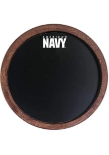 The Fan-Brand Navy Chalkboard Faux Barrel Top Sign