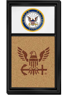 The Fan-Brand Navy Seal Dual Logo Cork Note Board Sign