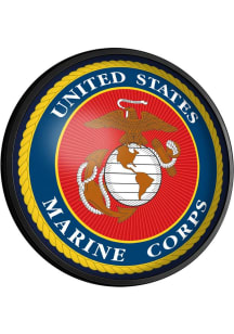 The Fan-Brand Marine Corps Seal Round Slimline Lighted Wall Sign