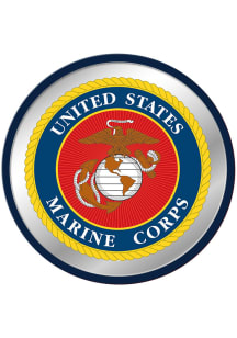 The Fan-Brand Marine Corps Seal Modern Disc Mirrored Wall Sign