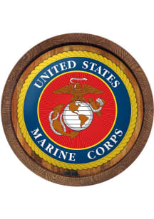 The Fan-Brand Marine Corps Seal Faux Barrel Top Sign