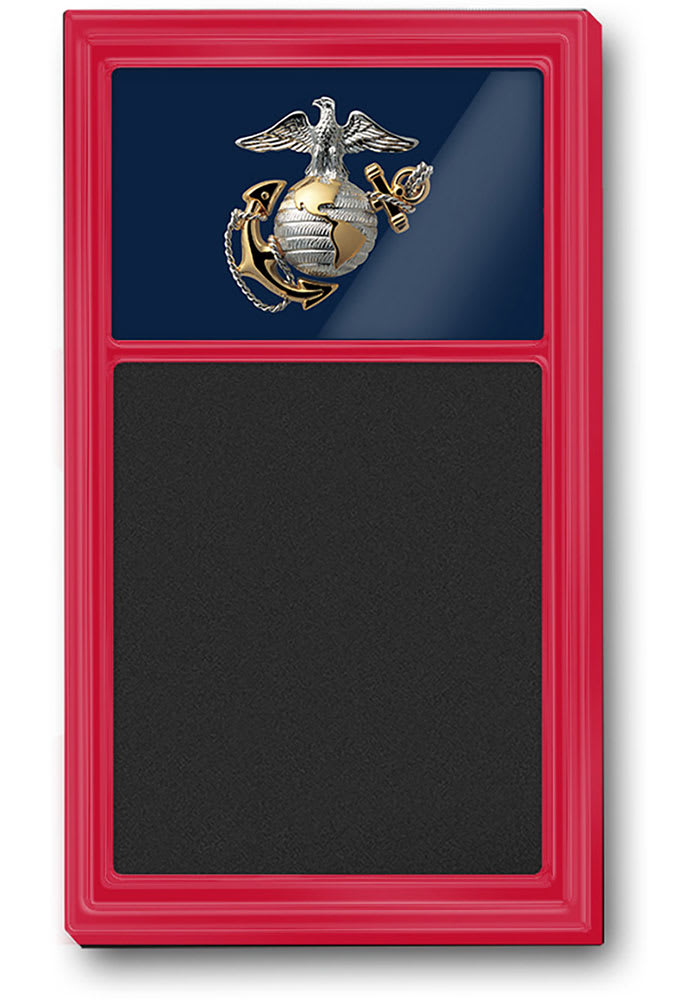 Marine Corps Chalk Note Board Sign