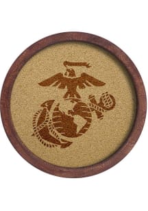 The Fan-Brand Marine Corps Faux Barrel Top Cork Note Board Sign