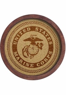 The Fan-Brand Marine Corps Seal Faux Barrel Top Cork Note Board Sign