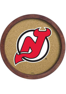 The Fan-Brand New Jersey Devils Barrel Top Cork Note Board Sign