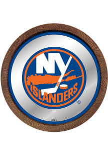 The Fan-Brand New York Islanders Barrel Top Mirrored Wall Sign