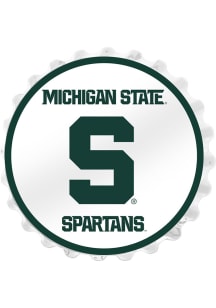 The Fan-Brand Michigan State Spartans Block S Bottle Cap Wall Light Sign