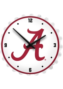 Alabama Crimson Tide Bottle Cap Lighted Wall Clock