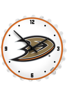 Anaheim Ducks Bottle Cap Lighted Wall Clock