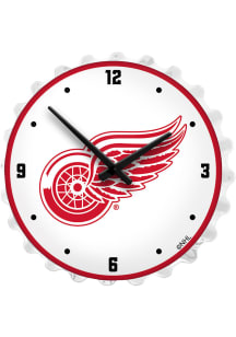 Detroit Red Wings Bottle Cap Lighted Wall Clock