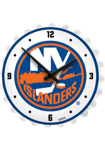 New York Islanders Bottle Cap Lighted Wall Clock