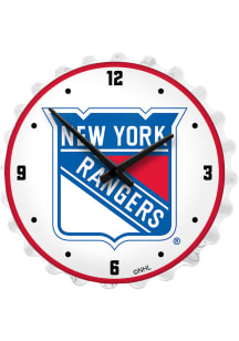 New York Rangers Bottle Cap Lighted Wall Clock