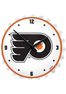 Philadelphia Flyers Bottle Cap Lighted Wall Clock