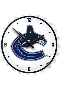 Vancouver Canucks Bottle Cap Lighted Wall Clock