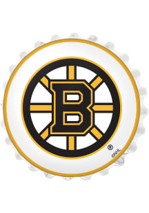 The Fan-Brand Boston Bruins Bottle Cap Wall Light Sign