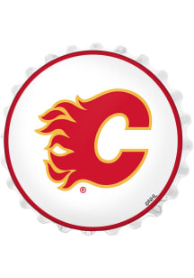 The Fan-Brand Calgary Flames Bottle Cap Wall Light Sign