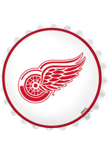 The Fan-Brand Detroit Red Wings Bottle Cap Wall Light Sign