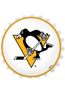 The Fan-Brand Pittsburgh Penguins Bottle Cap Wall Light Sign