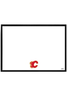 The Fan-Brand Calgary Flames Framed Dry Erase Wall Sign