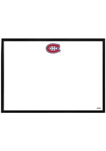 The Fan-Brand Montreal Canadiens Framed Dry Erase Wall Sign