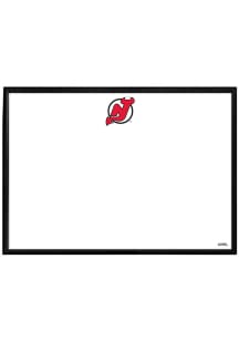 The Fan-Brand New Jersey Devils Framed Dry Erase Wall Sign