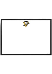 The Fan-Brand Pittsburgh Penguins Framed Dry Erase Wall Sign