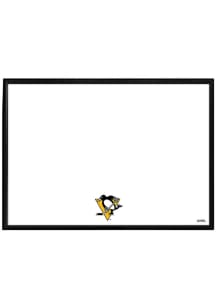 The Fan-Brand Pittsburgh Penguins Framed Dry Erase Wall Sign