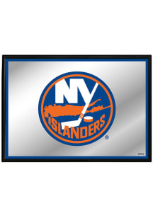 The Fan-Brand New York Islanders Framed Mirrored Wall Sign