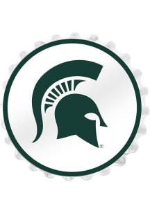 The Fan-Brand Michigan State Spartans Helmet Bottle Cap Wall Light Sign