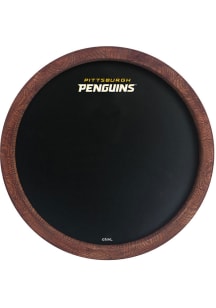 The Fan-Brand Pittsburgh Penguins Secondary Logo Barrel Top Chalkboard Sign