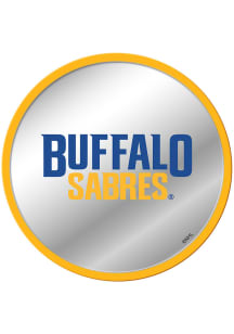 The Fan-Brand Buffalo Sabres Secondary Logo Modern Disc Mirrored Wall Sign