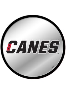 The Fan-Brand Carolina Hurricanes Secondary Logo Modern Disc Mirrored Wall Sign