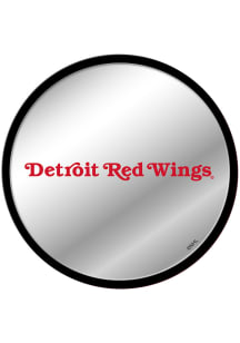 The Fan-Brand Detroit Red Wings Secondary Logo Modern Disc Mirrored Wall Sign