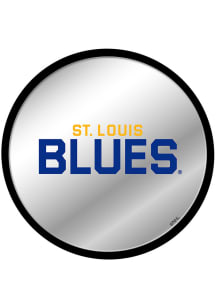 The Fan-Brand St Louis Blues Secondary Logo Modern Disc Mirrored Wall Sign