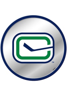 The Fan-Brand Vancouver Canucks Secondary Logo Modern Disc Mirrored Wall Sign