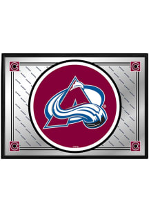 The Fan-Brand Colorado Avalanche Team Spirit Framed Mirrored Wall Sign