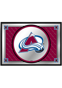 The Fan-Brand Colorado Avalanche Team Spirit Framed Mirrored Wall Sign