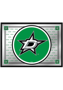 The Fan-Brand Dallas Stars Team Spirit Framed Mirrored Wall Sign