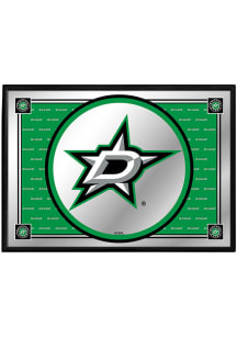 The Fan-Brand Dallas Stars Team Spirit Framed Mirrored Wall Sign