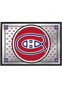 The Fan-Brand Montreal Canadiens Team Spirit Framed Mirrored Wall Sign