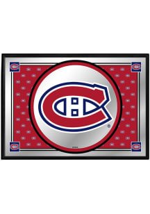 The Fan-Brand Montreal Canadiens Team Spirit Framed Mirrored Wall Sign