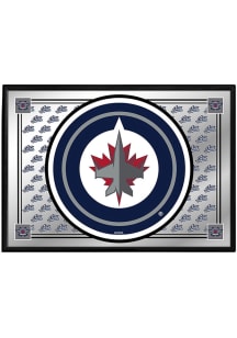 The Fan-Brand Winnipeg Jets Team Spirit Framed Mirrored Wall Sign