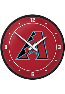 Arizona Diamondbacks Logo Modern Disc Wall Clock