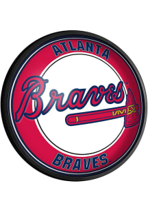 The Fan-Brand Atlanta Braves Round Slimline Lighted Sign