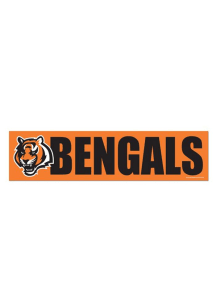Cincinnati Bengals 3x12 Bumper Sticker - Orange
