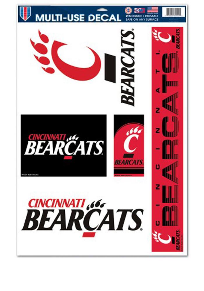 Cincinnati Bearcats 11x17 Multi Use Auto Decal - Red